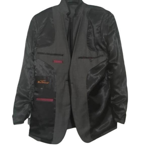 The Original Ben Sherman  Women's Formal Wool Blend Single-Breasted Jacket Large - Picture 8 of 14